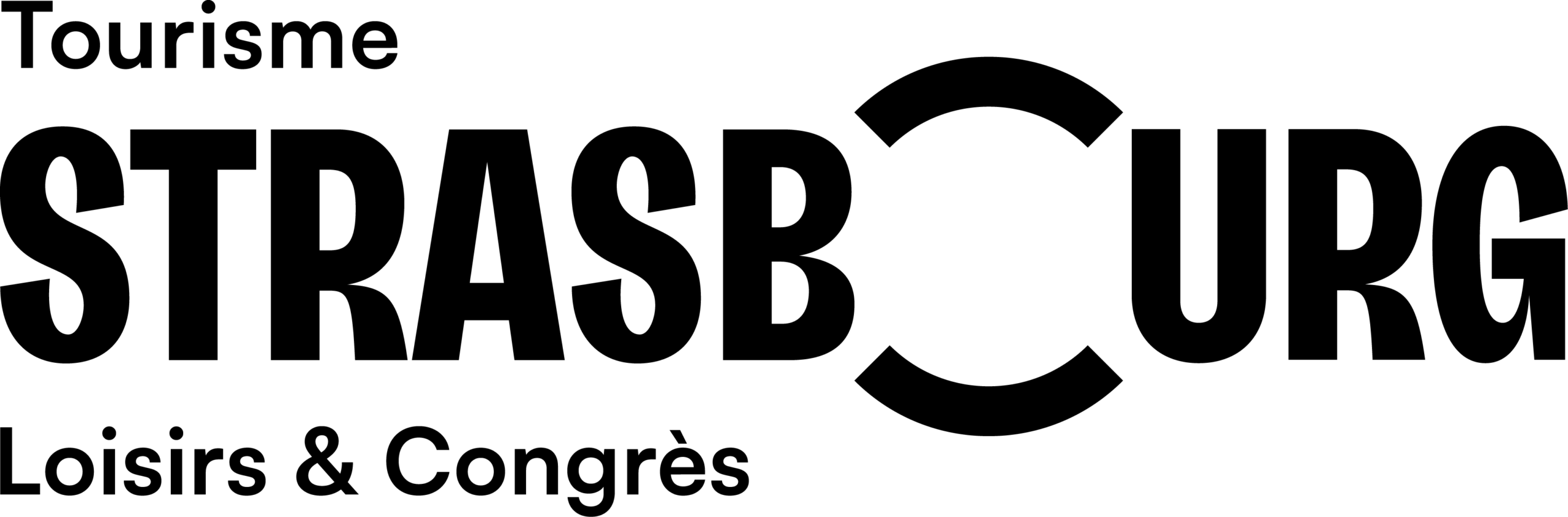 STRASBOURG TOURISME_LOGO_TOURISME LOISIRS ET CONGRES_NOIR